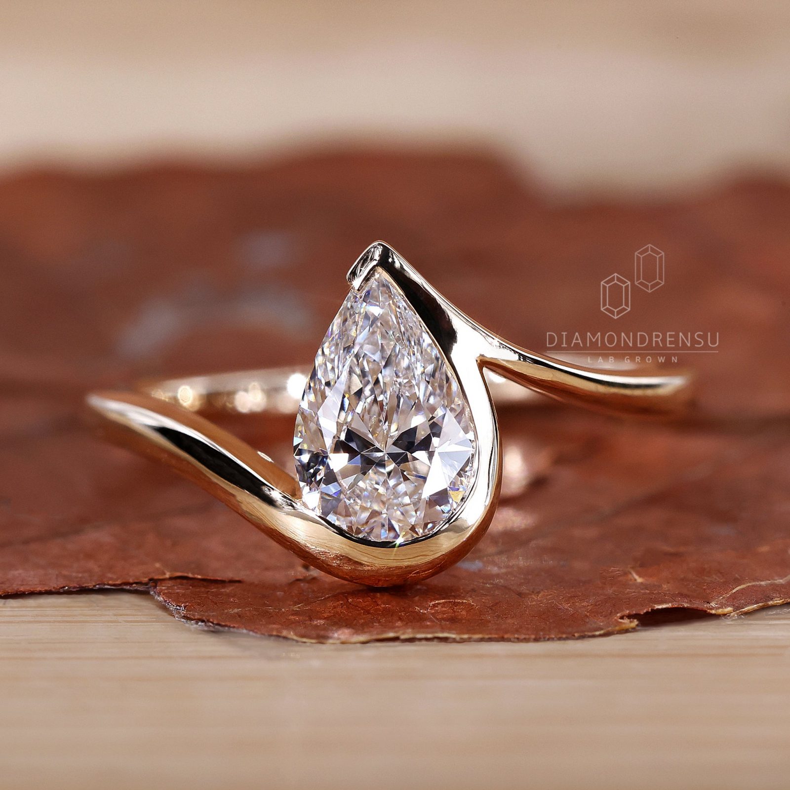 genuine diamond wedding band